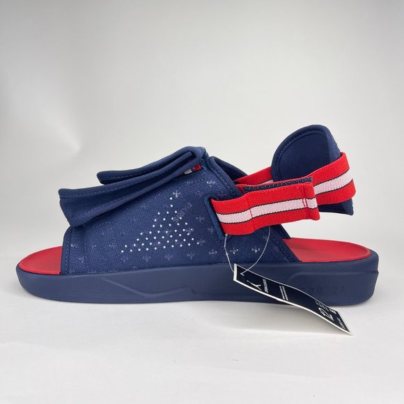 Nike Air Jordan LS x Paris St Germain Navy Blue Slide 12,13,and 14 DJ2992-400 - Picture 3 of 11